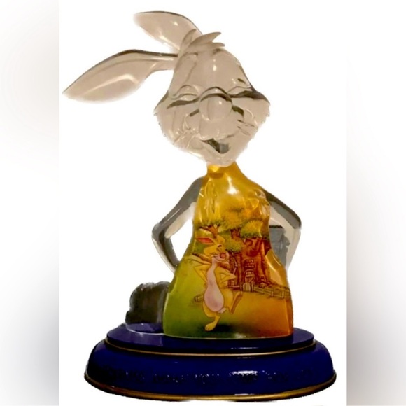 The Bradford Exchange/Disney Other - Vintage Bradford Exchange Disney's Rabbit Crystal Clear Figurine